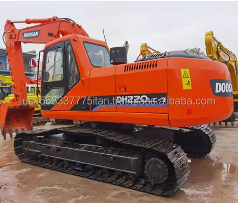 Hydraulischer Doosan Crawler Bagger DH220LC 220 auf dem koreanischen Baumaschinenmarkt