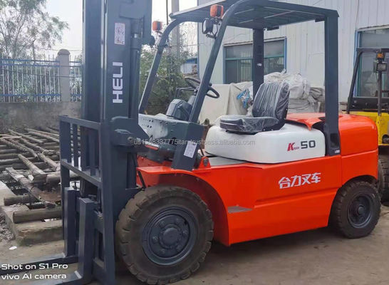 Machen Sie HANGCHA Heli K50 Diesel Gabelstapler mit Best und Min. Hebhöhe von 2,5 m