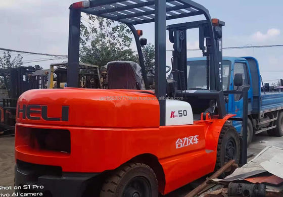 Machen Sie HANGCHA Heli K50 Diesel Gabelstapler mit Best und Min. Hebhöhe von 2,5 m