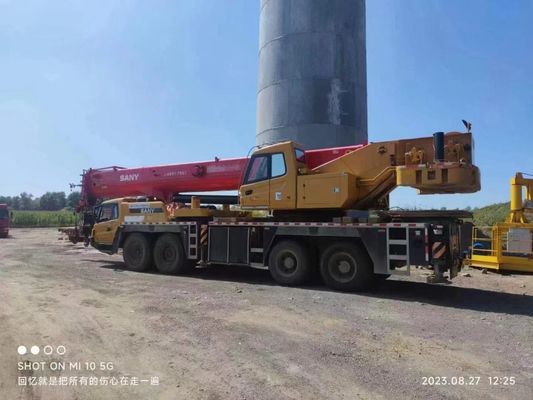 Gebraucht SANY 80 Tonnen Kran mit 80 Tonnen Nennlastkapazität und andere hydraulische Pumpe
