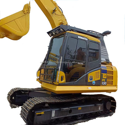 Shanghai gute gebrauchte Bagger Komatsu PC130 mit 13000 KG Gewicht und 48 kW Leistung