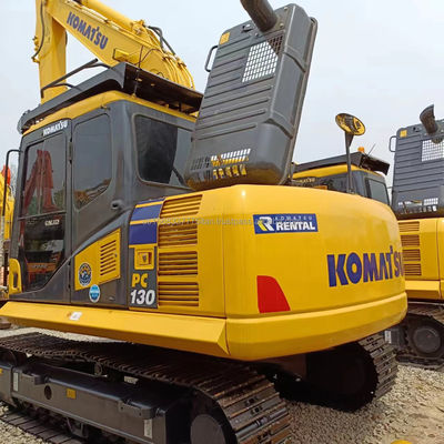 Shanghai gute gebrauchte Bagger Komatsu PC130 mit 13000 KG Gewicht und 48 kW Leistung