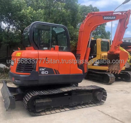 Doosan Bagger 6TON Dx60 Baugraben Bagger Original weniger Arbeitszeit