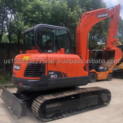Doosan Bagger 6TON Dx60 Baugraben Bagger Original weniger Arbeitszeit