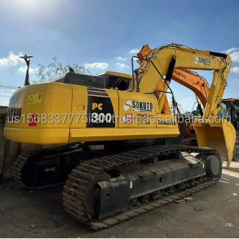 30 Tonnen Komatsu Bagger PC300-7 PC300-8 Gebraucht Bagger mit Original-Hydraulikventil