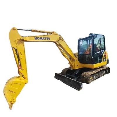 5.6 Tonnen Mini Digger Komatsu PC56 Crawler Bagger aus Japan mit Original-Hydraulikpumpe