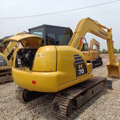 Gebrauchtes Komatsu PC70 Bagger mit Original-Hydraulikzylinder und 0.2M3 Eimerkapazität