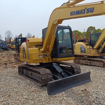 Gebrauchtes Komatsu PC70 Bagger mit Original-Hydraulikzylinder und 0.2M3 Eimerkapazität