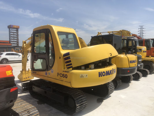 Komatsu PC60 Gebrauchtbagger Crawler 6000 KG Maschinengewicht Originalhydraulischer Zylinder