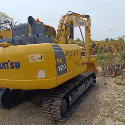 Gebrauchtes Komatsu Bagger PC120 mit Original-Hydraulikventil und Betriebsgewicht von 13 Tonnen