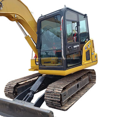 7 Tonnen Betriebsgewicht Gebrauchtes Komatsu PC70 Minibagger Hydraulischer Crawlerbagger