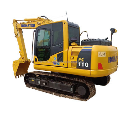 Gebrauchtes Komatsu PC110 Hydraulic Crawler Excavator 11 Tonnen mit und 0,48M3 Eimer Kapazität