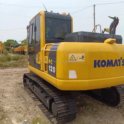 6000 KG Komatsu PC120 Gebraucht-Crawlerbagger mit Original-Hydraulikpumpe