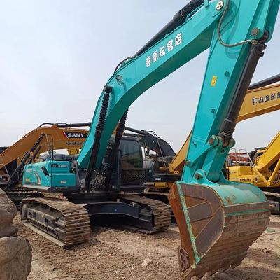 SK75 Gebrauchte Kobelco-Grabmaschinen mit 1,6 m3 Eimerkapazität und Original-Hydraulikpumpe