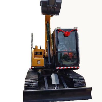 Sany SY75C Pro Gebrauchtbagger mit ausgezeichnetem Betriebsgewicht und origineller Hydraulikpumpe