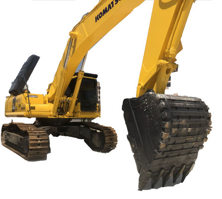 Japanische Gebraucht-Hydraulische Crawler-Grabmaschine Komatsu PC450 45 Tonnen mit 2M3 Eimerkapazität