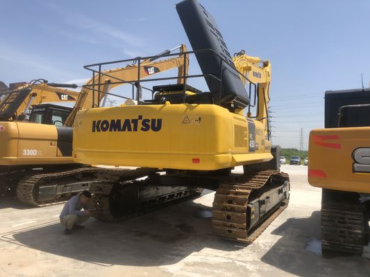Japanische Gebraucht-Hydraulische Crawler-Grabmaschine Komatsu PC450 45 Tonnen mit 2M3 Eimerkapazität