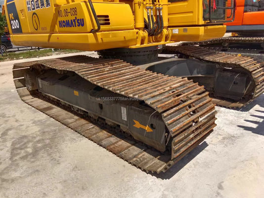 20 Tonnen Komatsu PC200 Bagger Japan Gebraucht hydraulischer Crawler Bagger mit Verbrauch