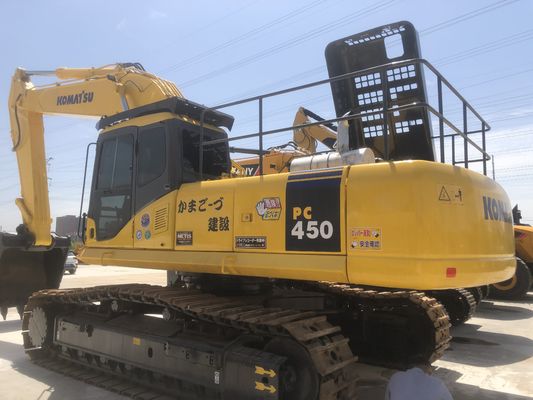 Gebrauchtes Original Komatsu PC450 Bagger Japan Hydraulisches Crawler Bagger mit 45 Tonnen