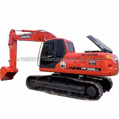 Original Farbe Doosan DX225 Bagger 22,5 Tonnen für Bauarbeiten im Jahr 2016 verwendet