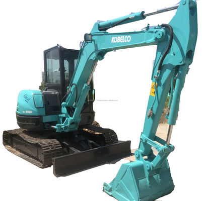 Gute Leistung 6TON Gebraucht Kobelco SK55SR Bagger Hydraulische Baumaschine