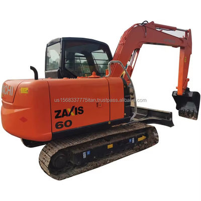 6 Tonnen Hitachi ZX60 Mini Bagger und 0,33 M3 Eimerkapazität für vielseitige Anwendungen