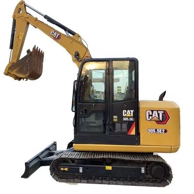 Gebrauchtes CAT305.5 Digger 5,5 Tonnen Betriebsgewicht geringe Arbeitszeiten perfekt für Bauarbeiten