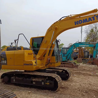 Komatsu PC110-8 Hydraulischer Crawlerbagger 11 Tonnen Japan mit 0-2000 Arbeitsstunden