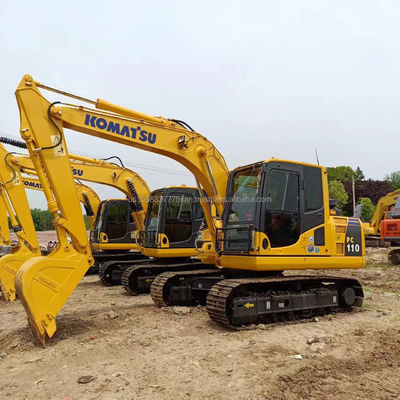 Komatsu PC110-8 Hydraulischer Crawlerbagger 11 Tonnen Japan mit 0-2000 Arbeitsstunden