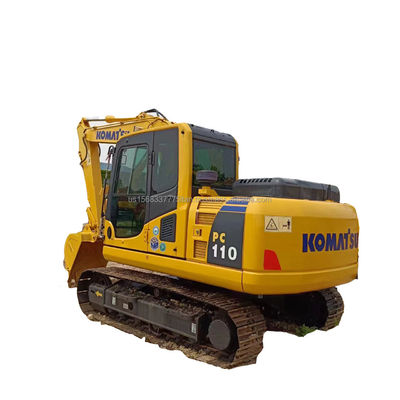 11000 KG Gebrauchtes Komatsu PC110-8 Hydraulik-Crawler-Exkavator mit Original-Hydraulikpumpe