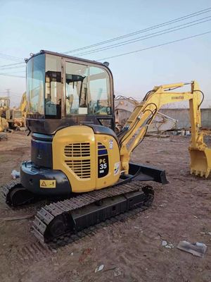 Minibagger Komatsu PC35 Second Hand mit 11,2 kW Leistung und 0,2 M3 Eimerkapazität