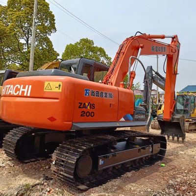 Hitachi ZX200 Bagger mit Original-Hydraulikpumpe und ausreichend Vorrat bereit zum Versand