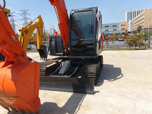 100% Original Japan Gebraucht Hitachi ZX70 Bagger mit geringen Arbeitszeiten und Leichtbau