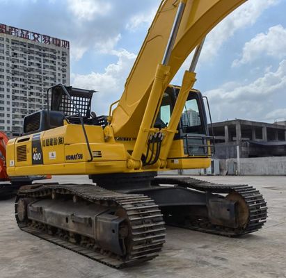 Shanghai Gebrauchtbagger Komatsu PC400-8 mit 270 kW Leistung Jahr 2016 weniger Arbeitszeiten